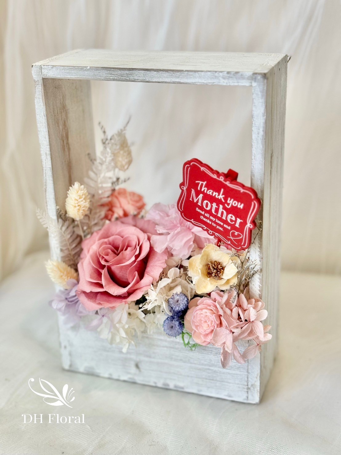 小木框花禮-親親