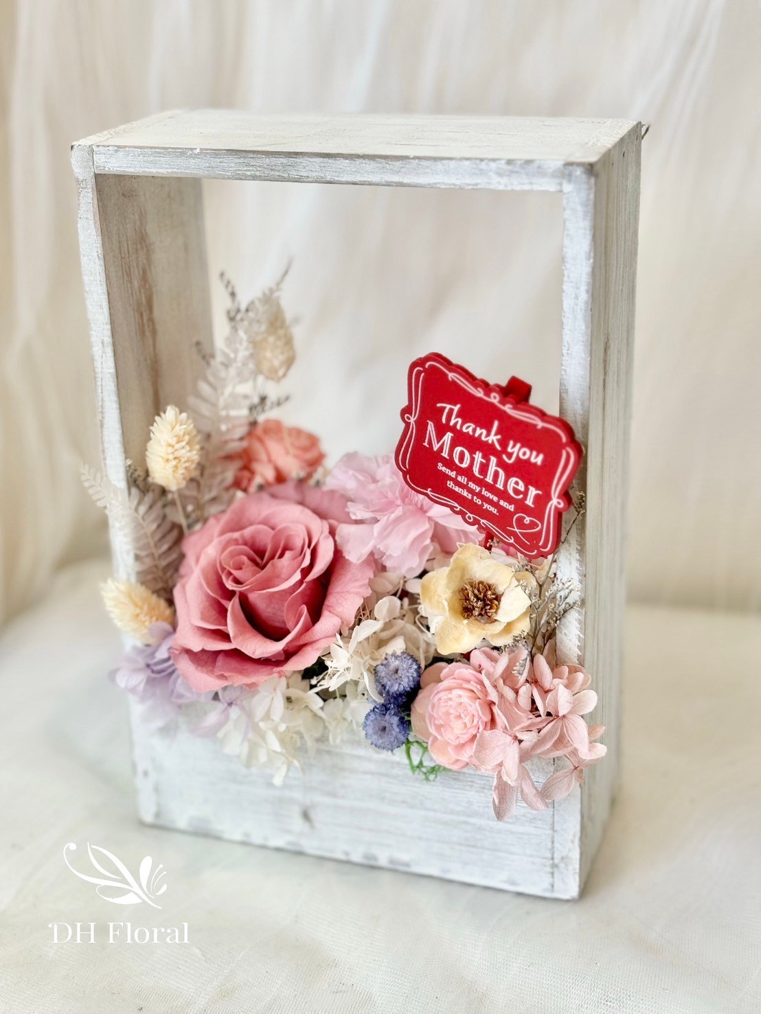 小木框花禮-親親