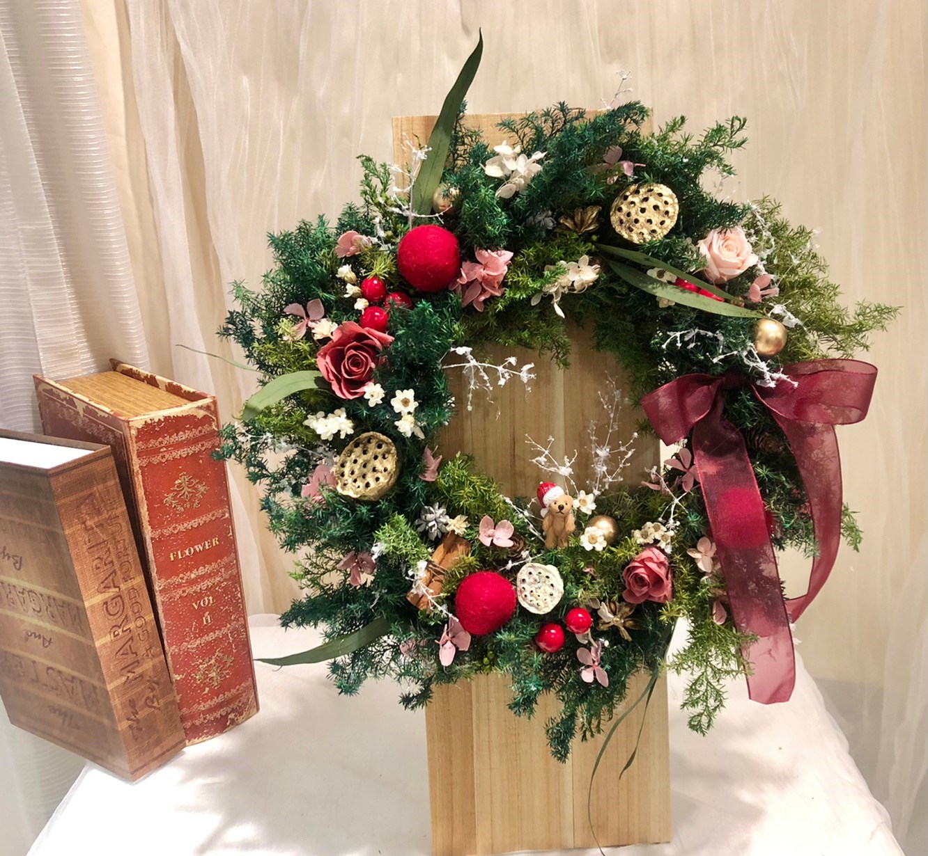 聖誕花圈-喜悅
