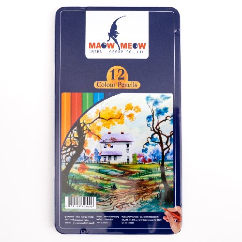 12色鐵盒色鉛筆