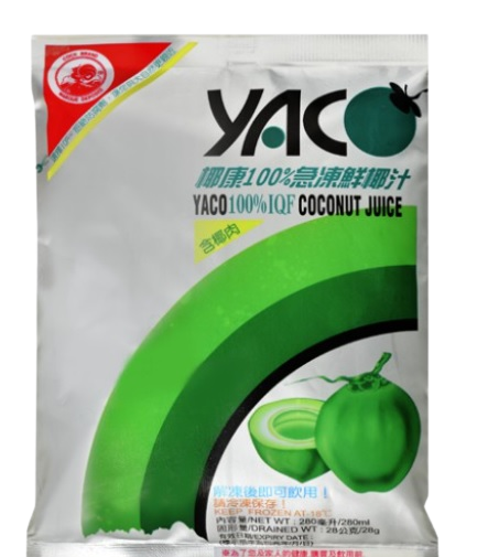 YACO椰康冷凍鮮椰汁
