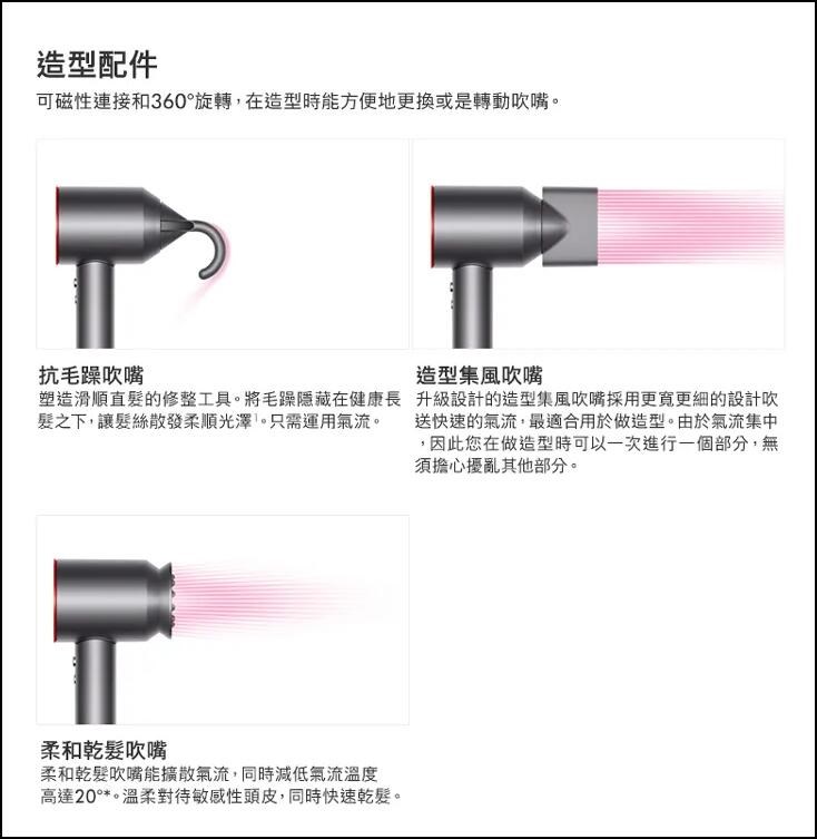 奇機通訊【Dyson戴森】Supersonic 新一代吹風機 HD08 Origin瑰麗紅 全新台灣公司貨 保固兩年