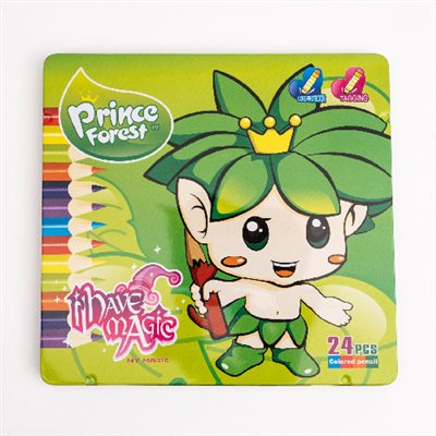 24色鐵盒色鉛筆