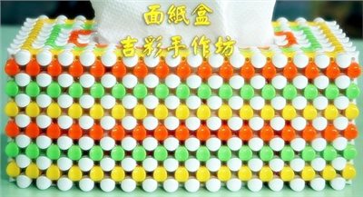 面紙盒 - 線條