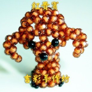 紅貴賓 8mm 珠中珠